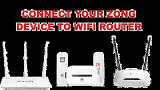 connect zong to wifi router / Connect any two router without wire