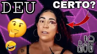 TENTEI FAZER UMA MAQUIAGEM COM ESQUECIDOS DA GAVETA