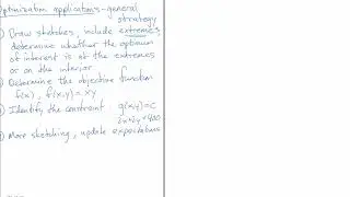 Strategies for setting up applied optimization problems