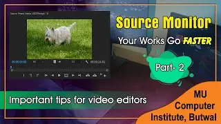 How to Use Source Monitor in Premiere Pro CC | most important for video editors | Part-2|