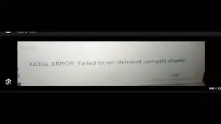 фикс fatal error failed to on demand compile shader cs2 (из-за DE_CACHE)