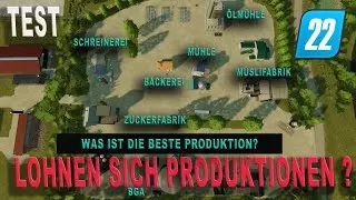 LS22 Test - Which production generates the most money? - Comparison of all productions!