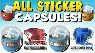 CS:GO - All Sticker Capsules - iBuyPower & Titan Holo Dream!