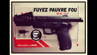Pistolet à plomb et BB Umarex DX 17 cal. 4.5