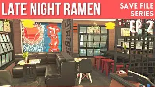Late Night Ramen Restaurant ~ Doctor Ashley Save File: Sims 4 Speed Build (No CC)