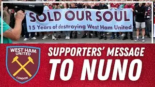SUPPORTERS' LETTER TO NUNO | STADIUM OWNERSHIP STRAND-OFF | TONEY BEST OPTION? | HAMMERS HEADLINES