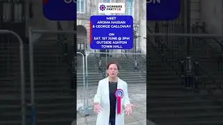 Meet your candidate to unseat Rayner TOMORROW Saturday 1 June!