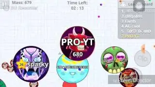 Agario Mobile Solo|Rush mode| DOMINATING