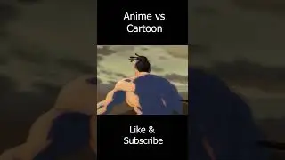 Cartoon vs Anime #shorts