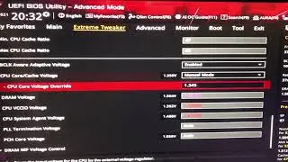 Bios settings for 10900k @ 5300MHz daily with ddr4 4600 c18 and Z490 Maximus Apex XII