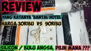 3. REVIEW : bantal hotel silicon bulu angsa, brendis, restking, clarisa, harga murah dibawah 100ribu
