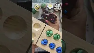 mancala + cosmic brownie ? (day 1) #clayideas #cuteclayart #mancala #nostalgic