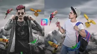 PicArt Creative Birds Photo🔥Editing | PicArt Background Change |New Ba....