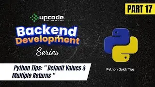 Part 17 - What is Default Value & Multiple Return in Python?