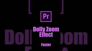 How to Create Dolly Zoom Effect or Vertigo Effect | Adobe Premiere Pro Tutorial | Youtube Shorts