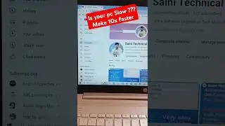 how to make Your laptop/ pc  10x  faster windows user Easy step #techiela #shorts #techshorts #win