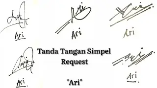 Inspirasi Tanda Tangan Simpel Nama 