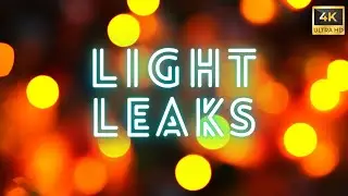 LIGHT LEAK  | Overlay 8 | FREE TO USE | COPYRIGHT FREE