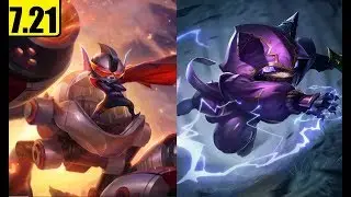 rumble top vs kennen - patch 7.21 - full ranked game - Oct 31, 2017