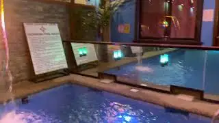 The Swimming Pool @ @ RedDoorz New Casamila Hotel Palawan, Puerto Princesa, Philippines - 4K