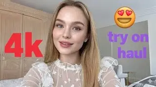 4K Micro Bikini Try-On Haul Transparent | Transparent Lingerie & See-through style ##