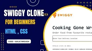 Swiggy Clone Website | HTML & CSS Only | Frontend Project Demo