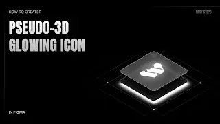 Figma Tutorial: Pseudo-3D Glowing Icon Effect (Easy & Modern UI Design)