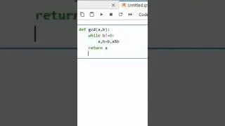Python Trick to Find GCD of Two Numbers in Seconds! 🔢