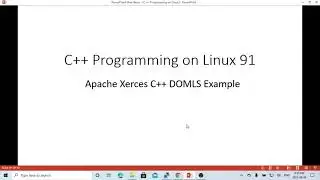 C++ Programming on Linux - Apache Xerces C++ XML DOMLS Parsing and Filtering XML Example