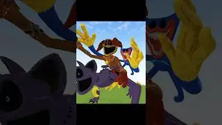 DogDay and CatNap flee Nightmare Huggy Wuggy! | Poppy Playtime Chapter 3 | Timelapse Build