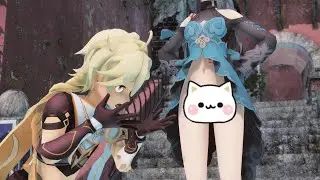 【MMD】 Ara Ara | Kafka, Qingque | Genshin x Honkai 【4k/60fps】