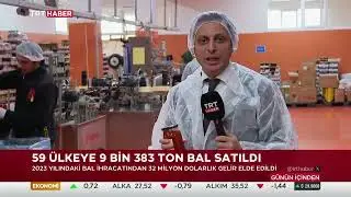 2023 Yılı Bal İhracat Verileri Açıklandı TRT Haber 10 Ocak 2024
