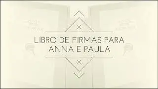 Libro de firmas Comunión Anna e Paula Scrap