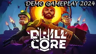 Drill Core  - Demo Gameplay Video 2024 (PC) - Strategy/Indie/Colony Sim/2D - First 17 Minutes
