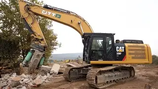 XMB 3.7 Multiabbruchschere an Cat 336 F / Berbée Abbruch GmbH