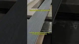 outdoor plastic wood flooring of China factory price 