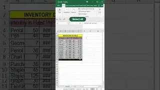 Autofit cells & column ||  #exceltech #youtubeshorts #exceltips #exceleducation #exceltricks #excel