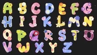 🌸 Fun Flower Alphabets ABC Song for Kids | Learn ABCs with Beautiful Floral Letters! 🌼