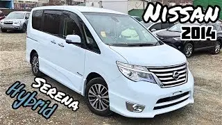Обзор Nissan Serena Hybrid; 2014 г.в. 2000сс; Из Японии в Сочи !