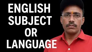 Is ENGLISH subject or language? 