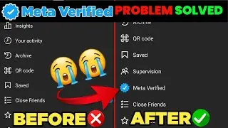 Instagram meta verified option not showing Or Missing | Meta verified not showing | 2023