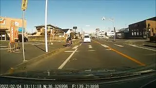 フル電動チャリ横断歩道＆歩道走行
