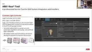 ABB i-bus® Tool - A prof. Service Tool for KNX System Integrators and Installers