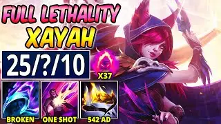 ONE-SHOT FULL LETHALITY XAYAH IS BROKEN (542 AD, 64000 DAMAGE) - League of Legends
