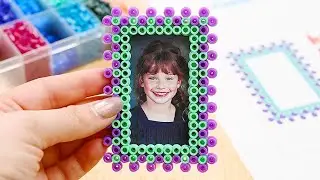 Perler Bead Picture Frame | Easy Perler Bead Frames