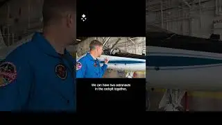 Jeremy Hansen on the T-38 supersonic jet ✈ 