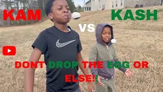 LAST TO DROP THE EGG WINS!! VLOGMAS DAY 5