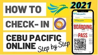 How To Check In Online Cebu Pacific | Tutorial #cebupacificcheckin #cebupacificair