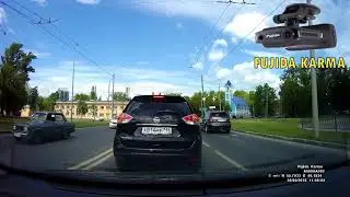 Видерегистратор + антирадар + GPS Fujida Karma днем
