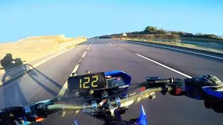 Yamaha DT125R Top Speed with GPS